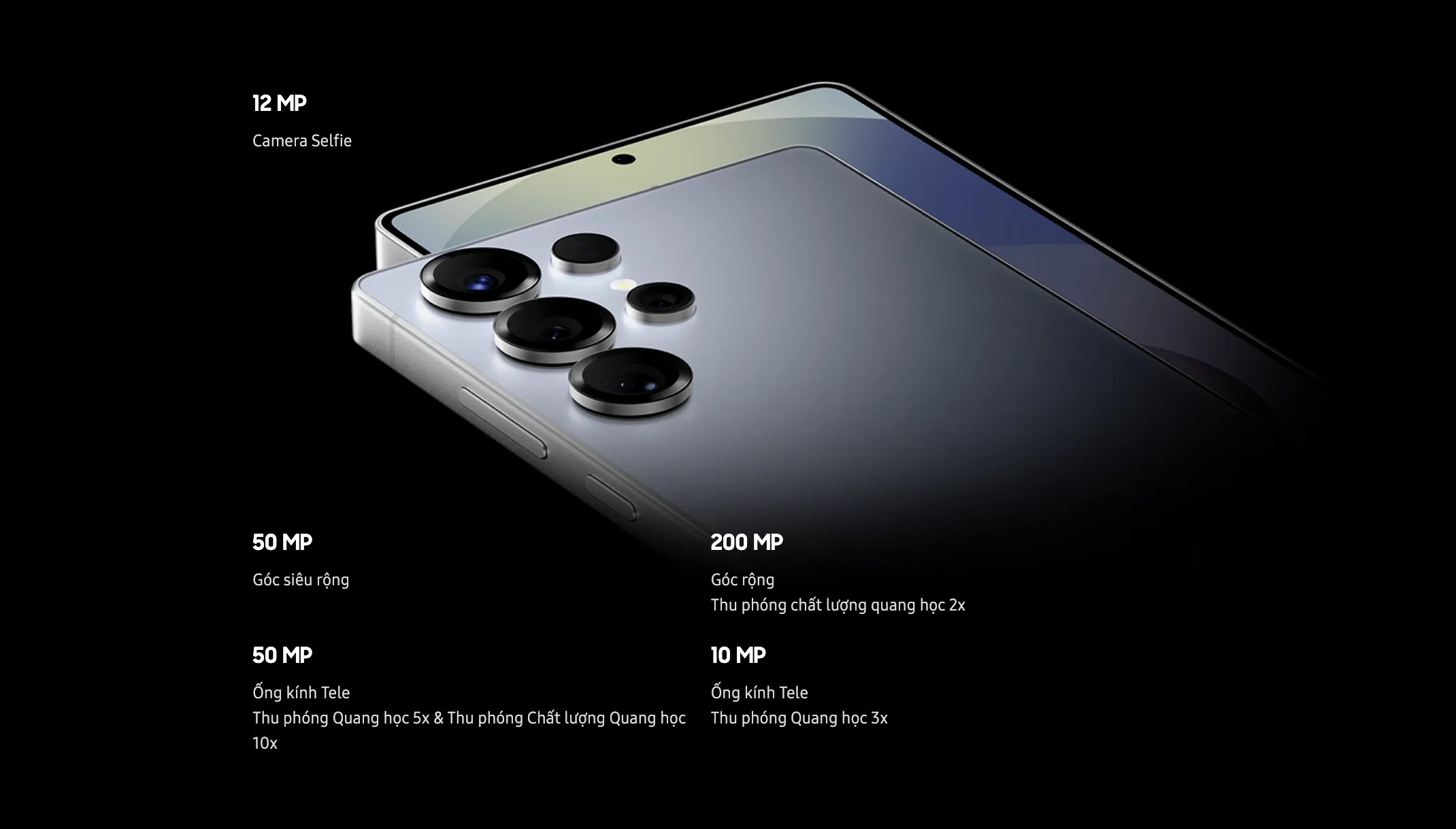 thông số tốt về camera của Galaxy S25 Ultra